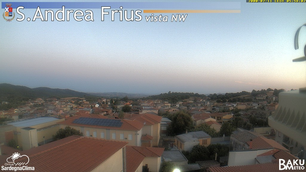time-lapse frame, Sant'Andrea Frius webcam