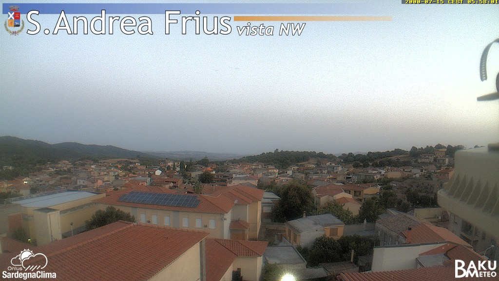 time-lapse frame, Sant'Andrea Frius webcam