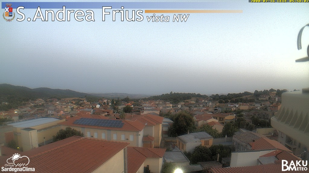 time-lapse frame, Sant'Andrea Frius webcam