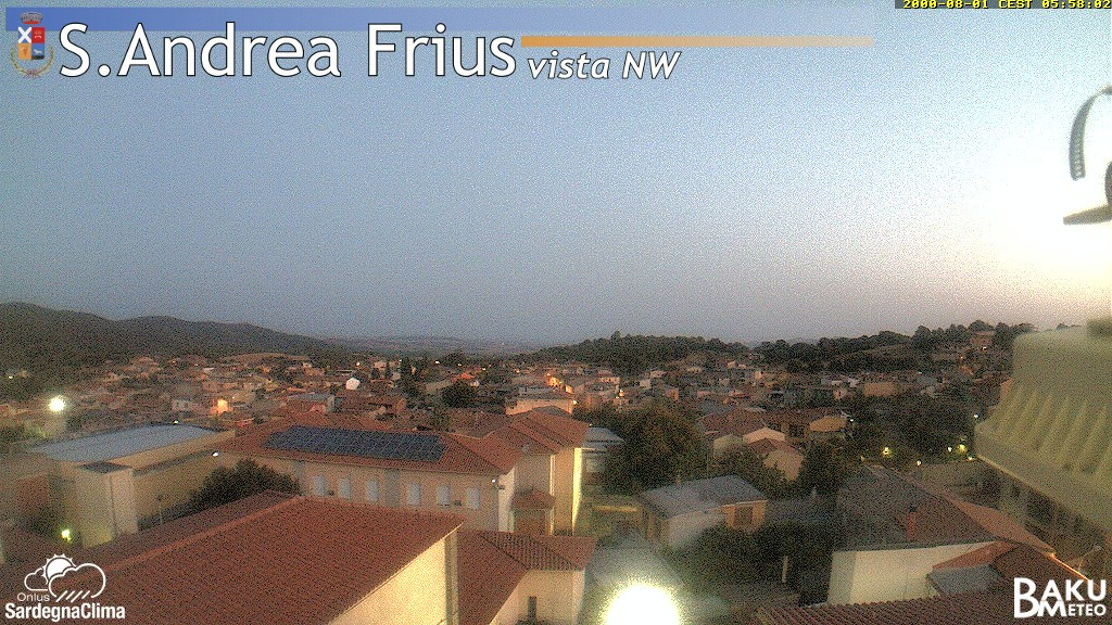 time-lapse frame, Sant'Andrea Frius webcam