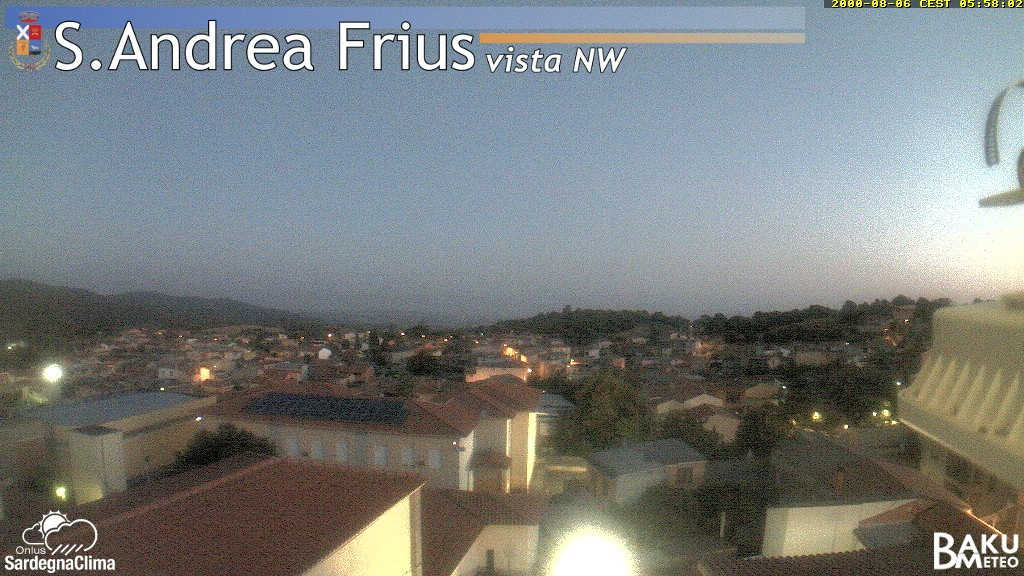 time-lapse frame, Sant'Andrea Frius webcam