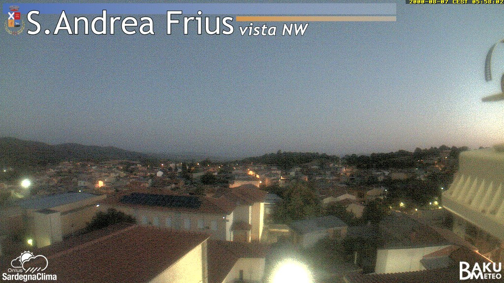time-lapse frame, Sant'Andrea Frius webcam