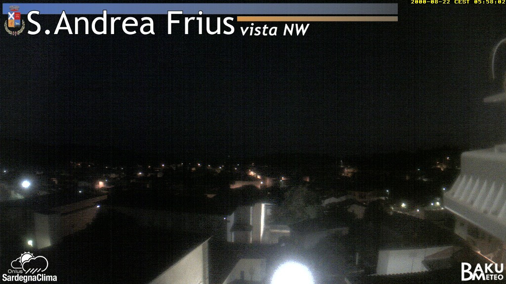 time-lapse frame, Sant'Andrea Frius webcam