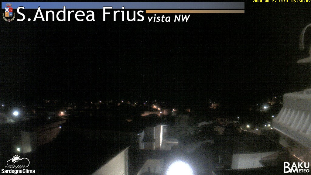 time-lapse frame, Sant'Andrea Frius webcam