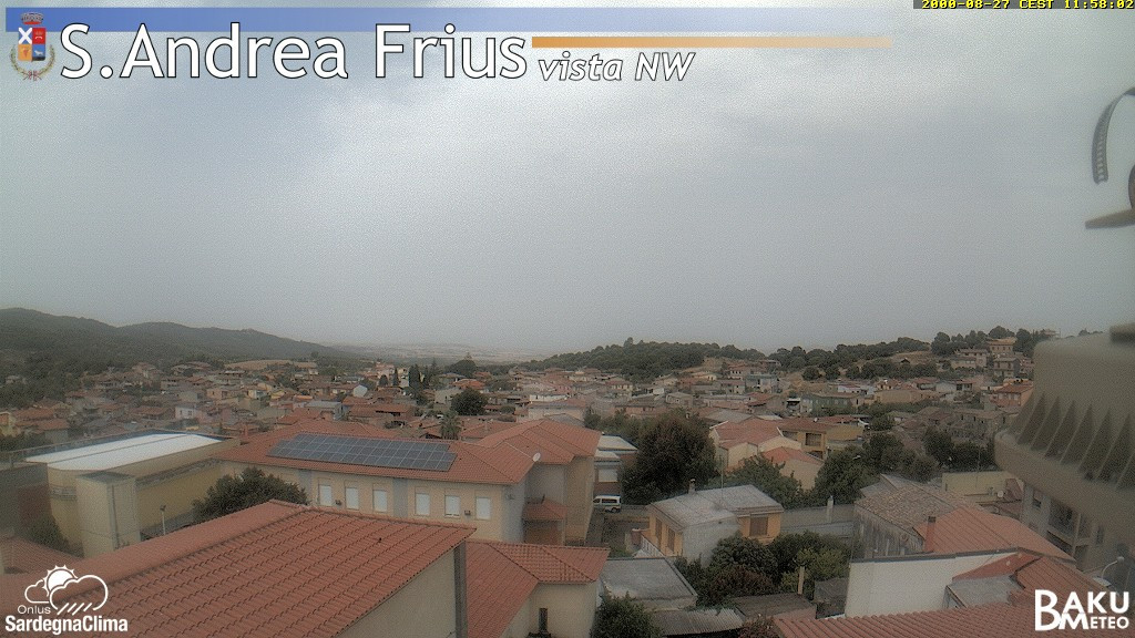 view from Sant'Andrea Frius on 2026-08-27