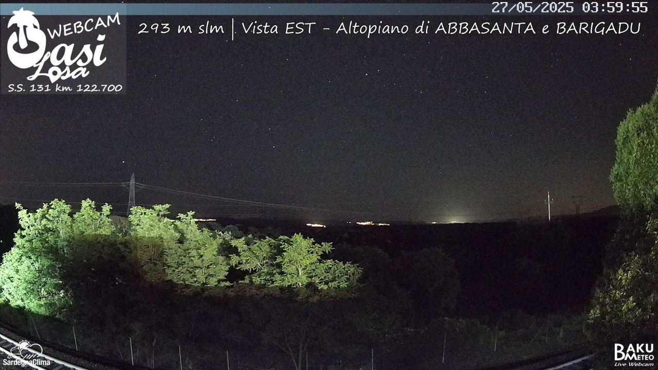 time-lapse frame, Abbasanta webcam