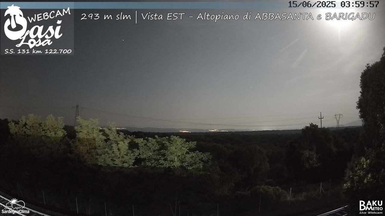 time-lapse frame, Abbasanta webcam