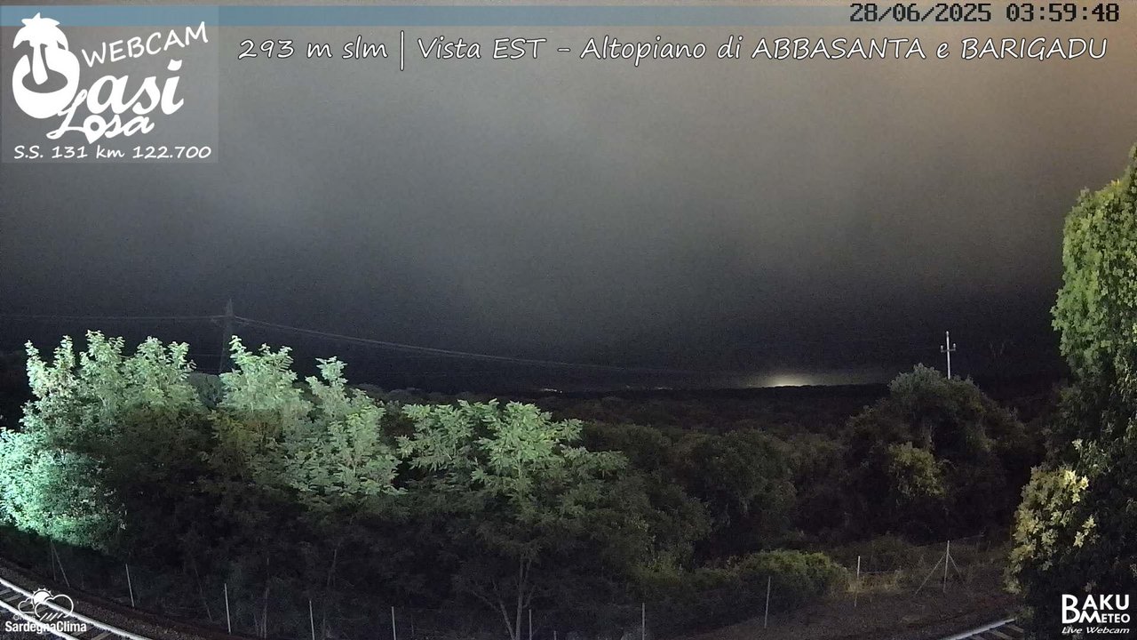 time-lapse frame, Abbasanta webcam