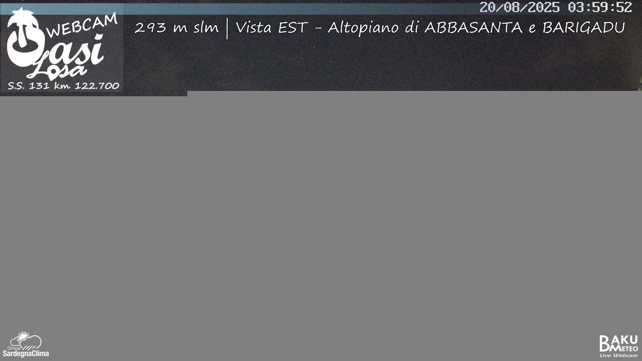 time-lapse frame, Abbasanta webcam