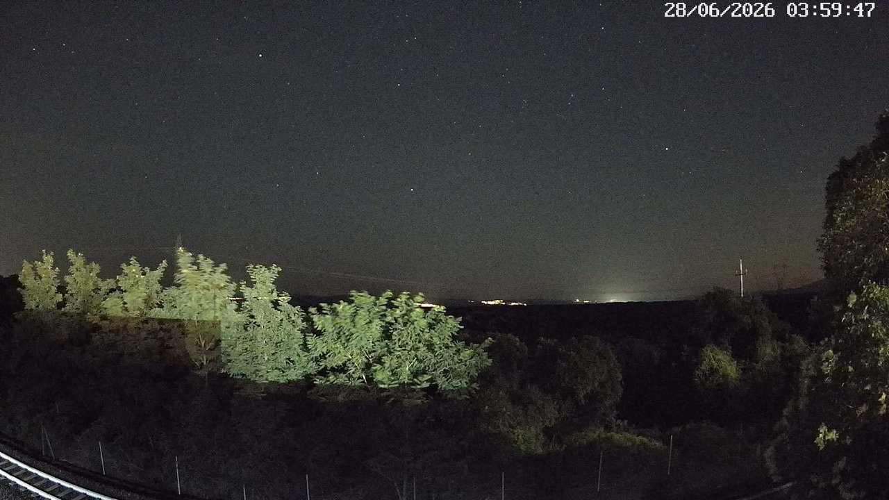 time-lapse frame, Abbasanta webcam