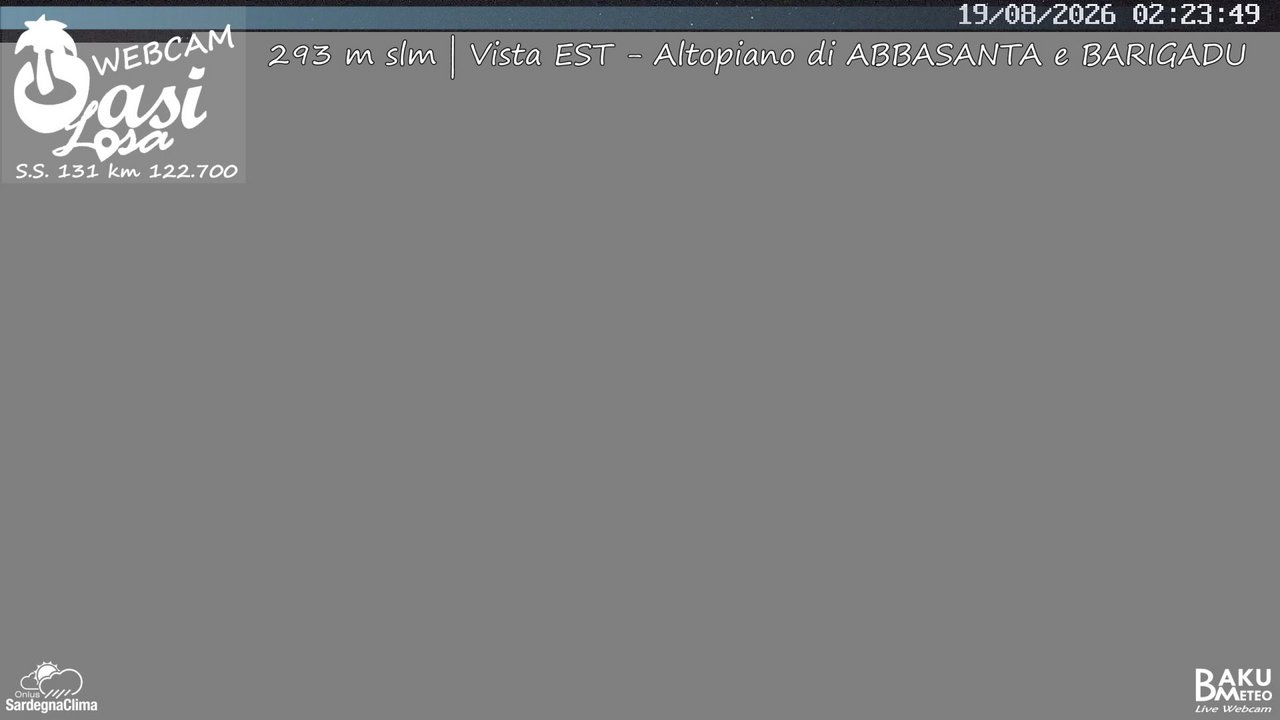 time-lapse frame, Abbasanta webcam