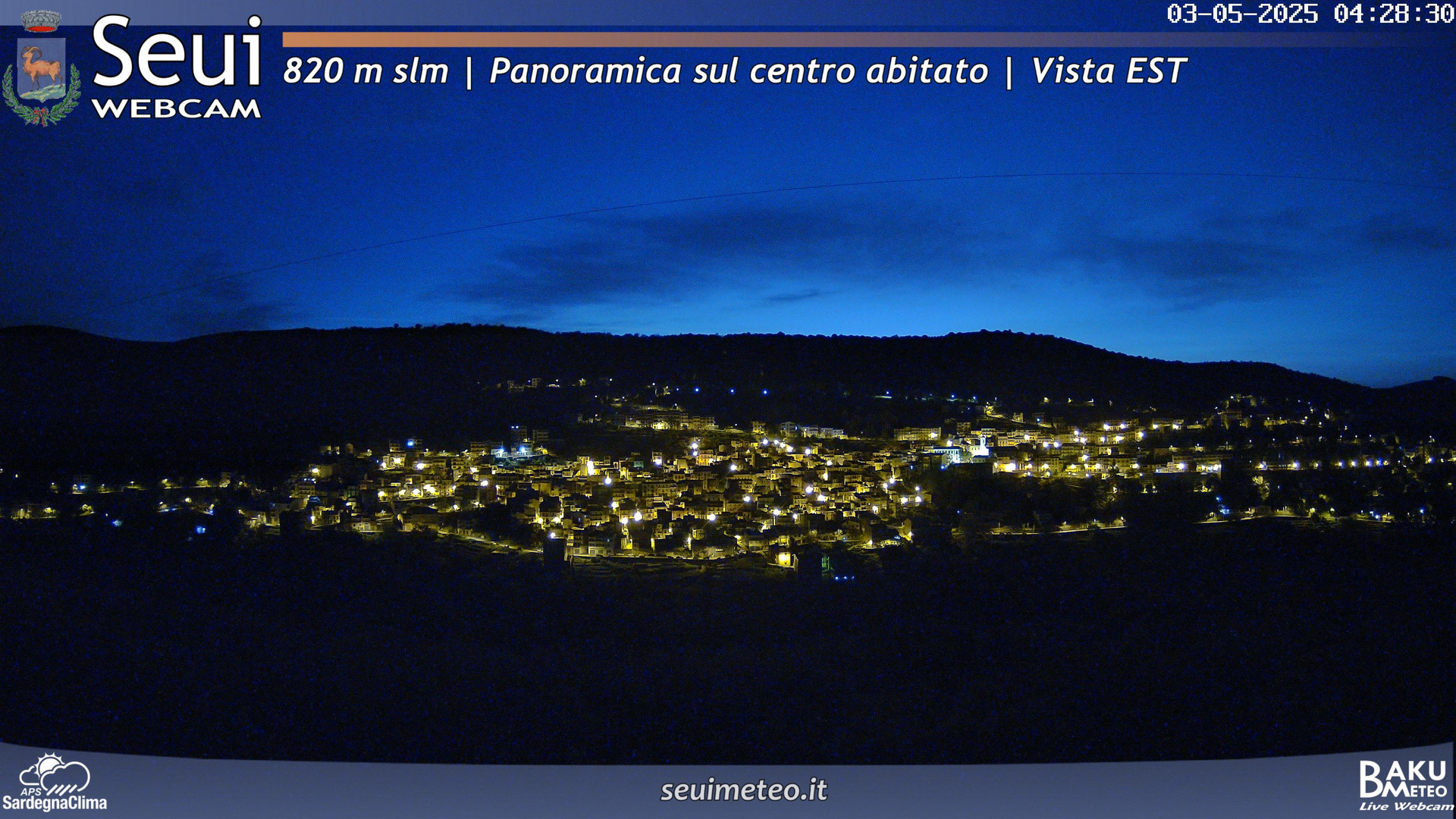 time-lapse frame, Seui Cuccaioni webcam