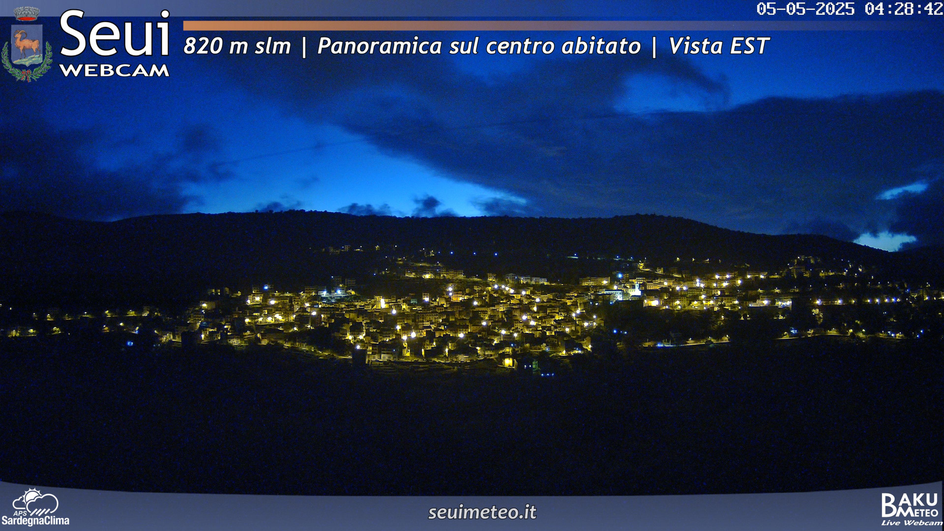 time-lapse frame, Seui Cuccaioni webcam