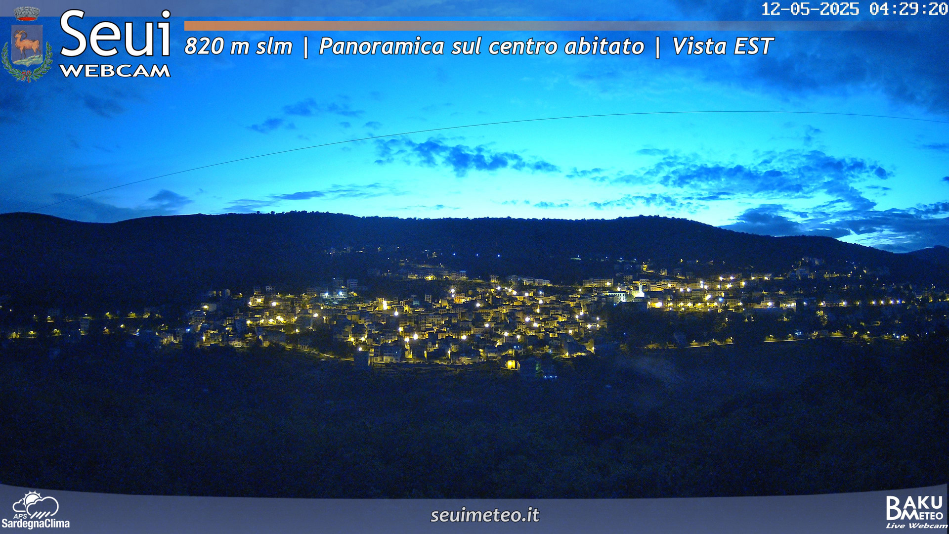 time-lapse frame, Seui Cuccaioni webcam