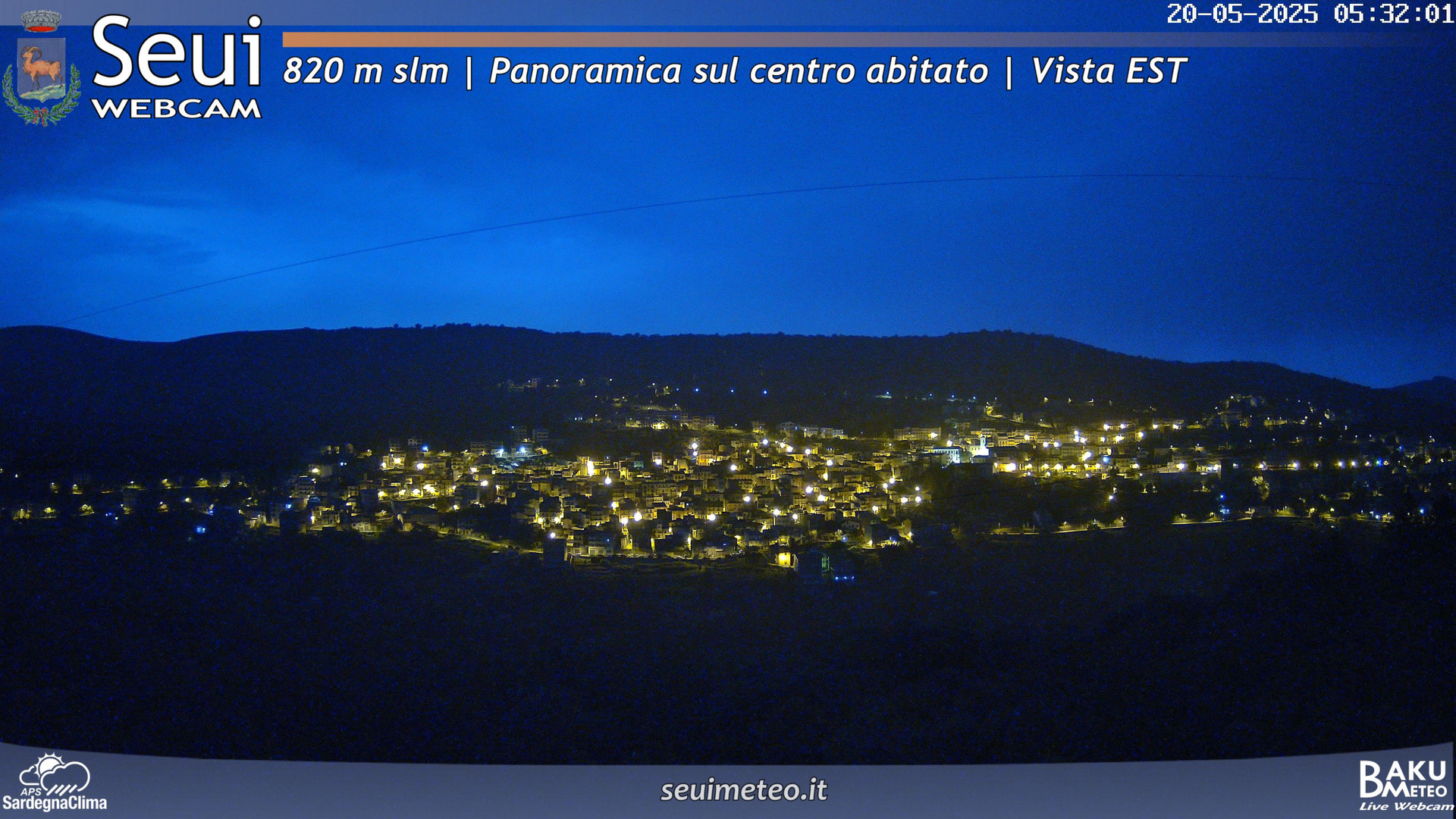 time-lapse frame, Seui Cuccaioni webcam