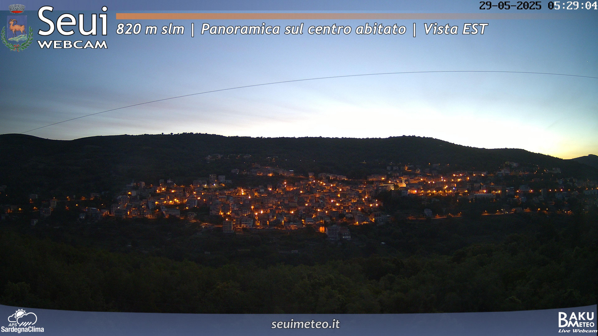 time-lapse frame, Seui Cuccaioni webcam