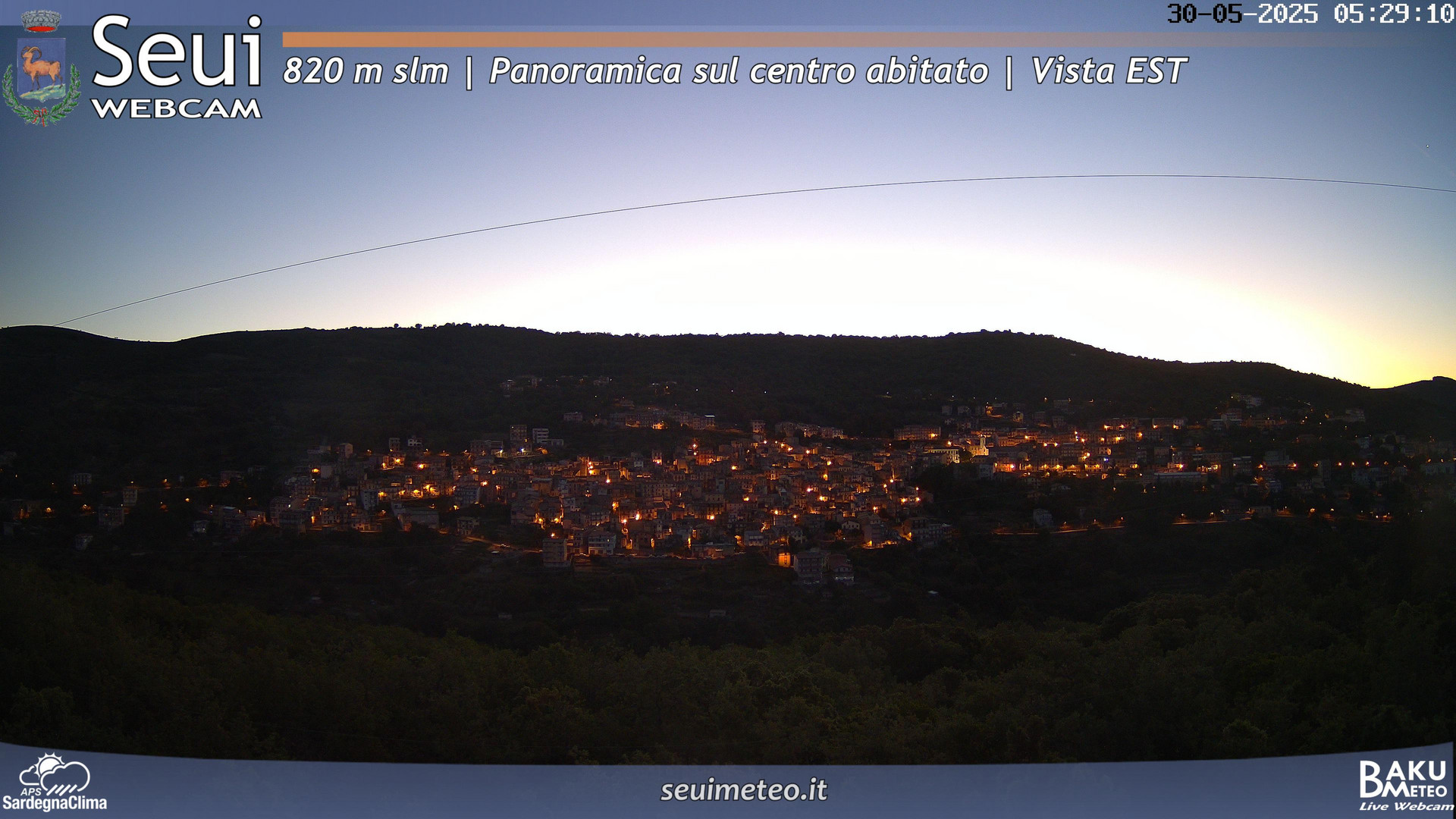 time-lapse frame, Seui Cuccaioni webcam