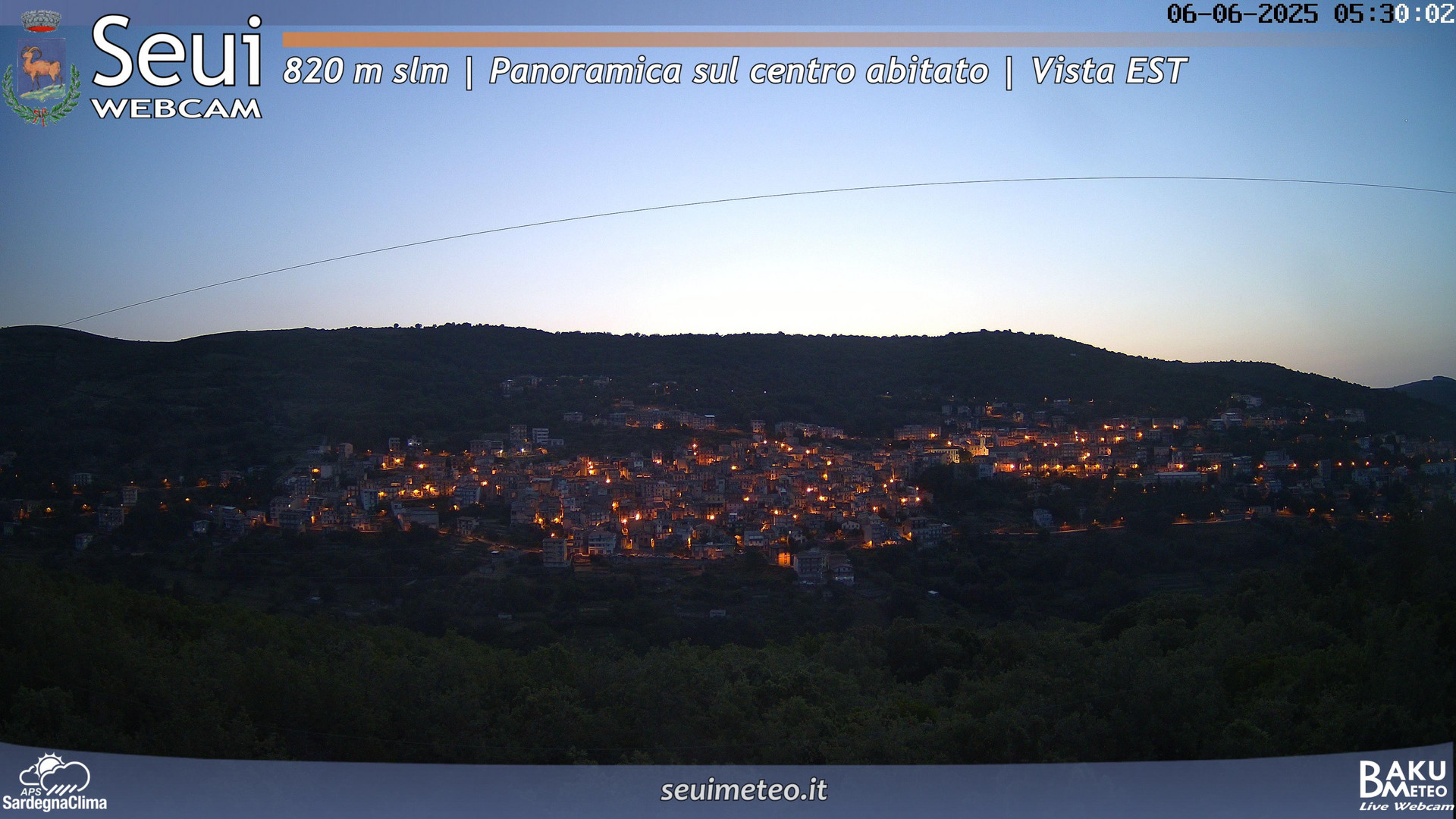time-lapse frame, Seui Cuccaioni webcam