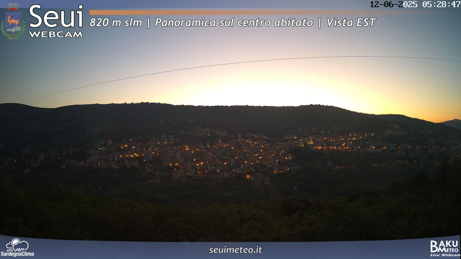 time-lapse frame, Seui Cuccaioni webcam