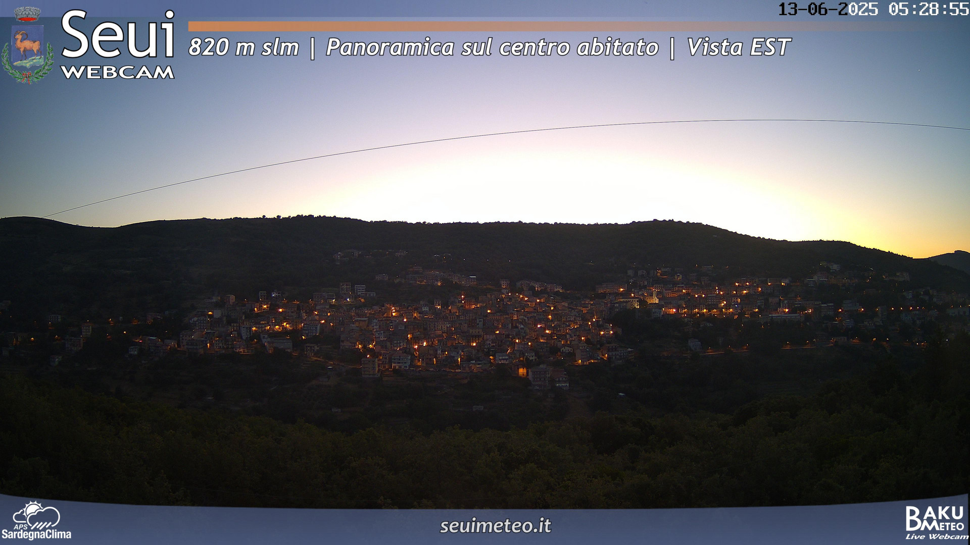 time-lapse frame, Seui Cuccaioni webcam