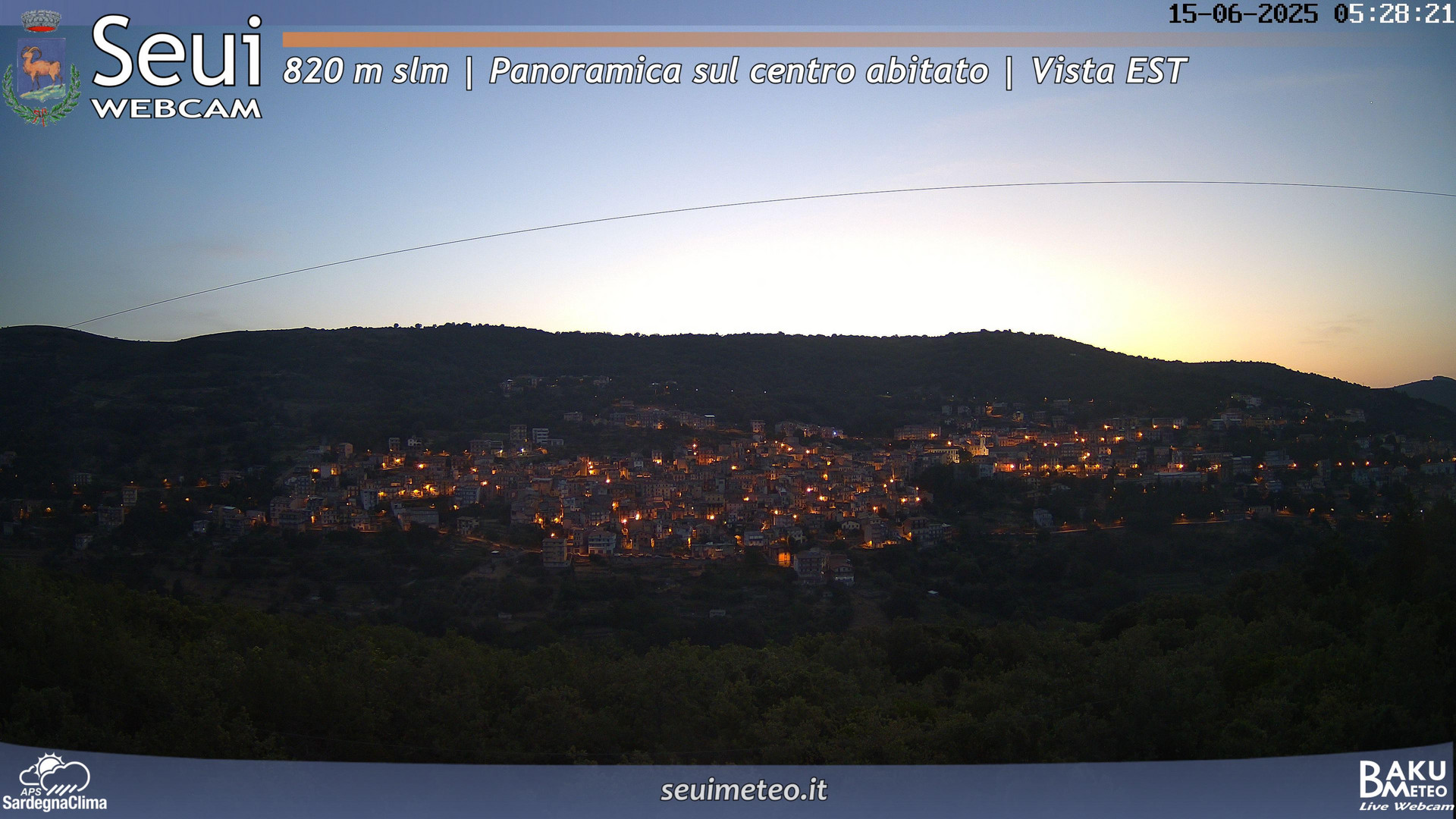 time-lapse frame, Seui Cuccaioni webcam