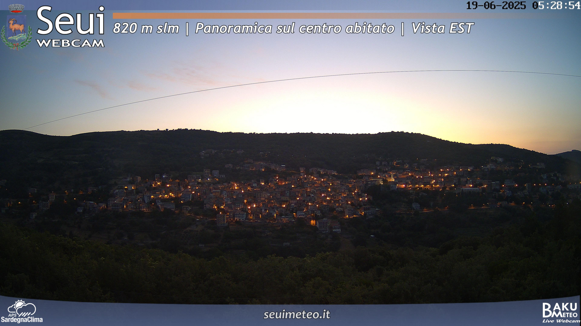 time-lapse frame, Seui Cuccaioni webcam