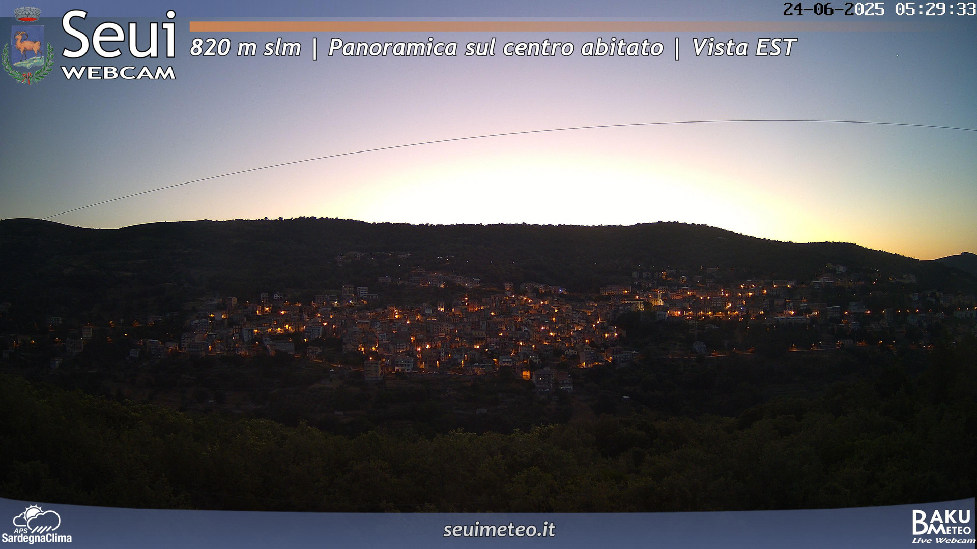 time-lapse frame, Seui Cuccaioni webcam