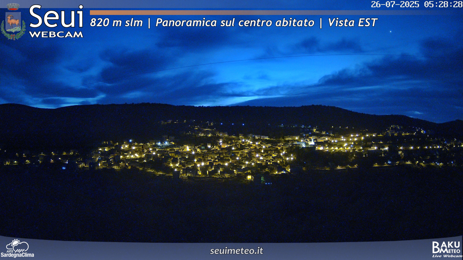 time-lapse frame, Seui Cuccaioni webcam