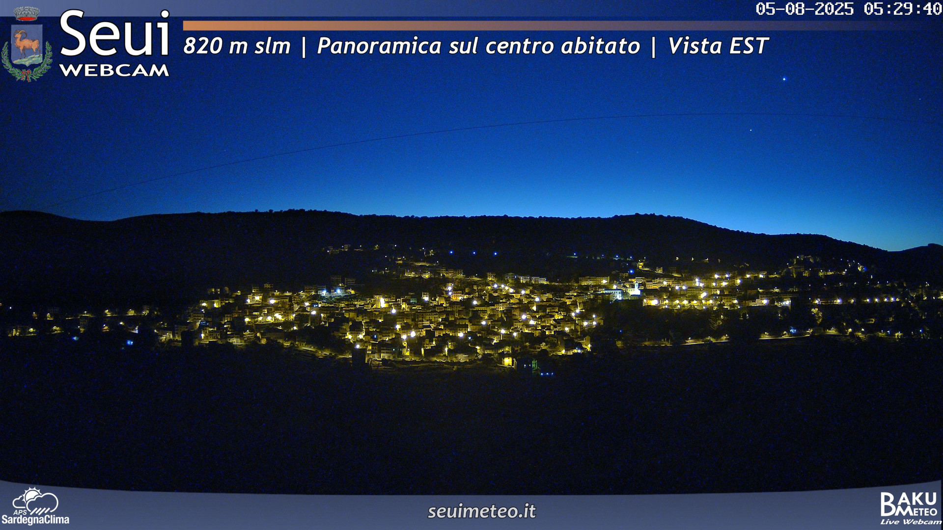 time-lapse frame, Seui Cuccaioni webcam