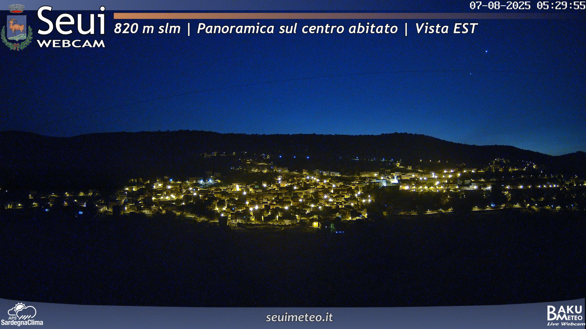 time-lapse frame, Seui Cuccaioni webcam