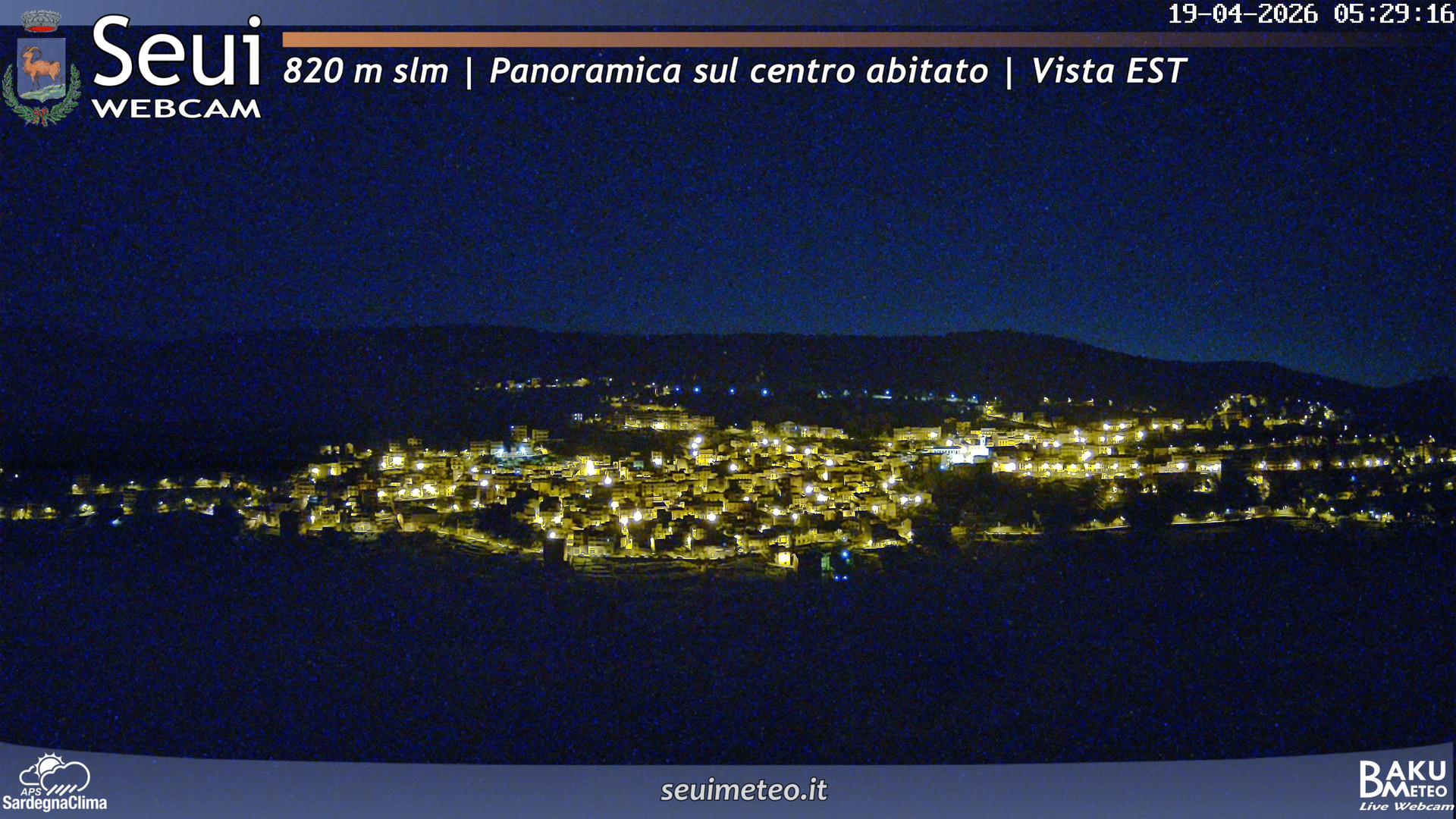 time-lapse frame, Seui Cuccaioni webcam