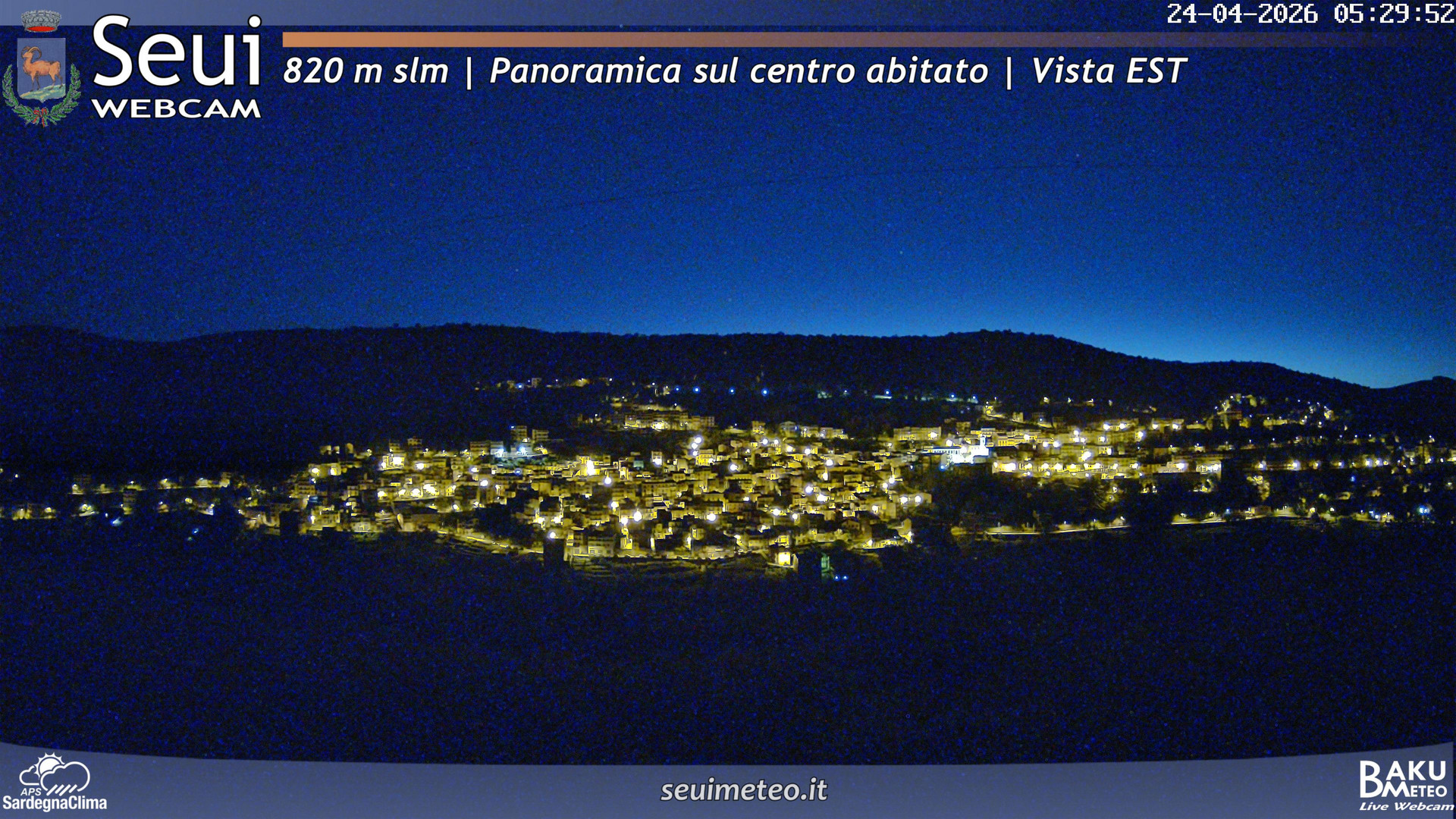 time-lapse frame, Seui Cuccaioni webcam