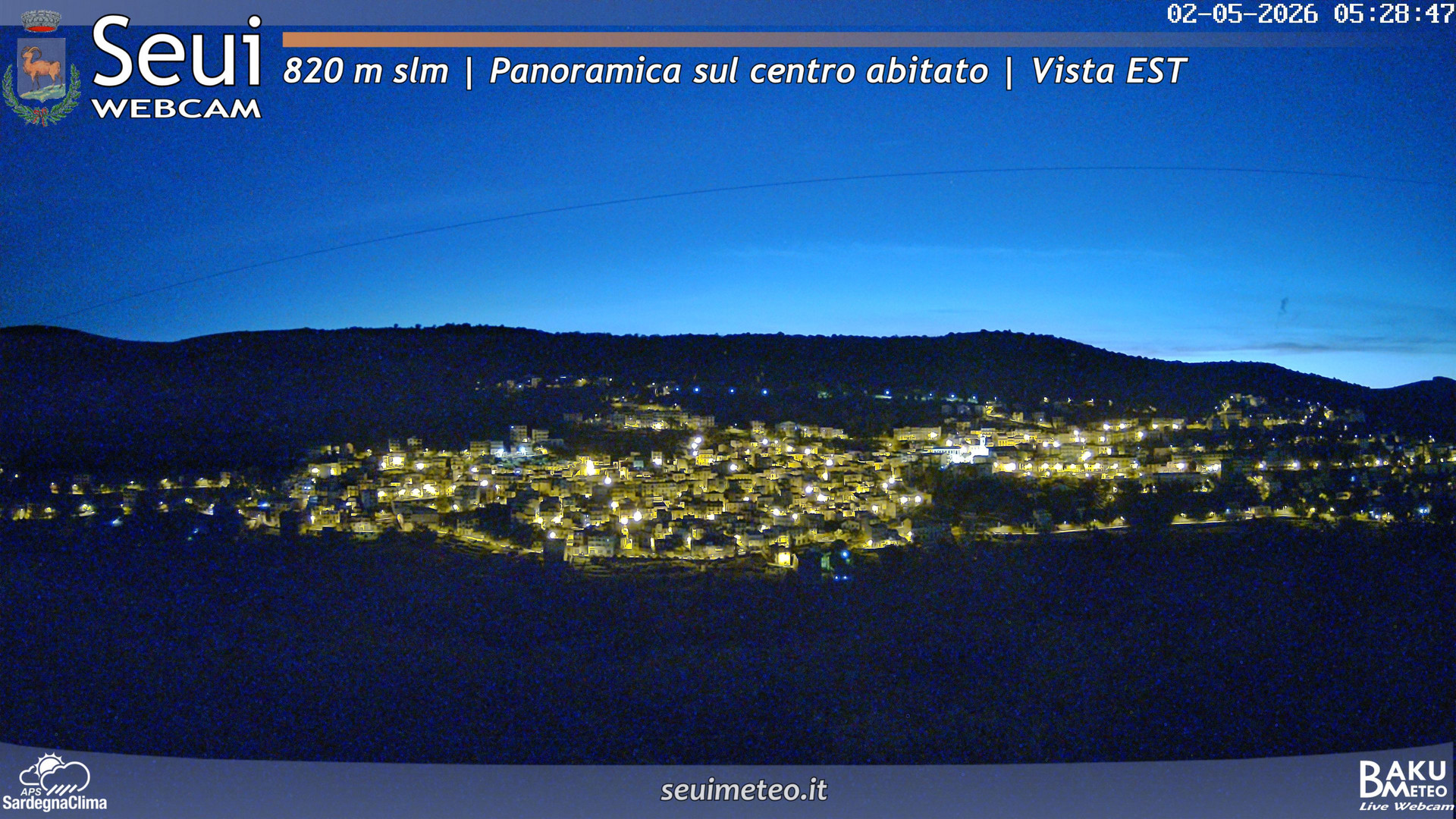 time-lapse frame, Seui Cuccaioni webcam