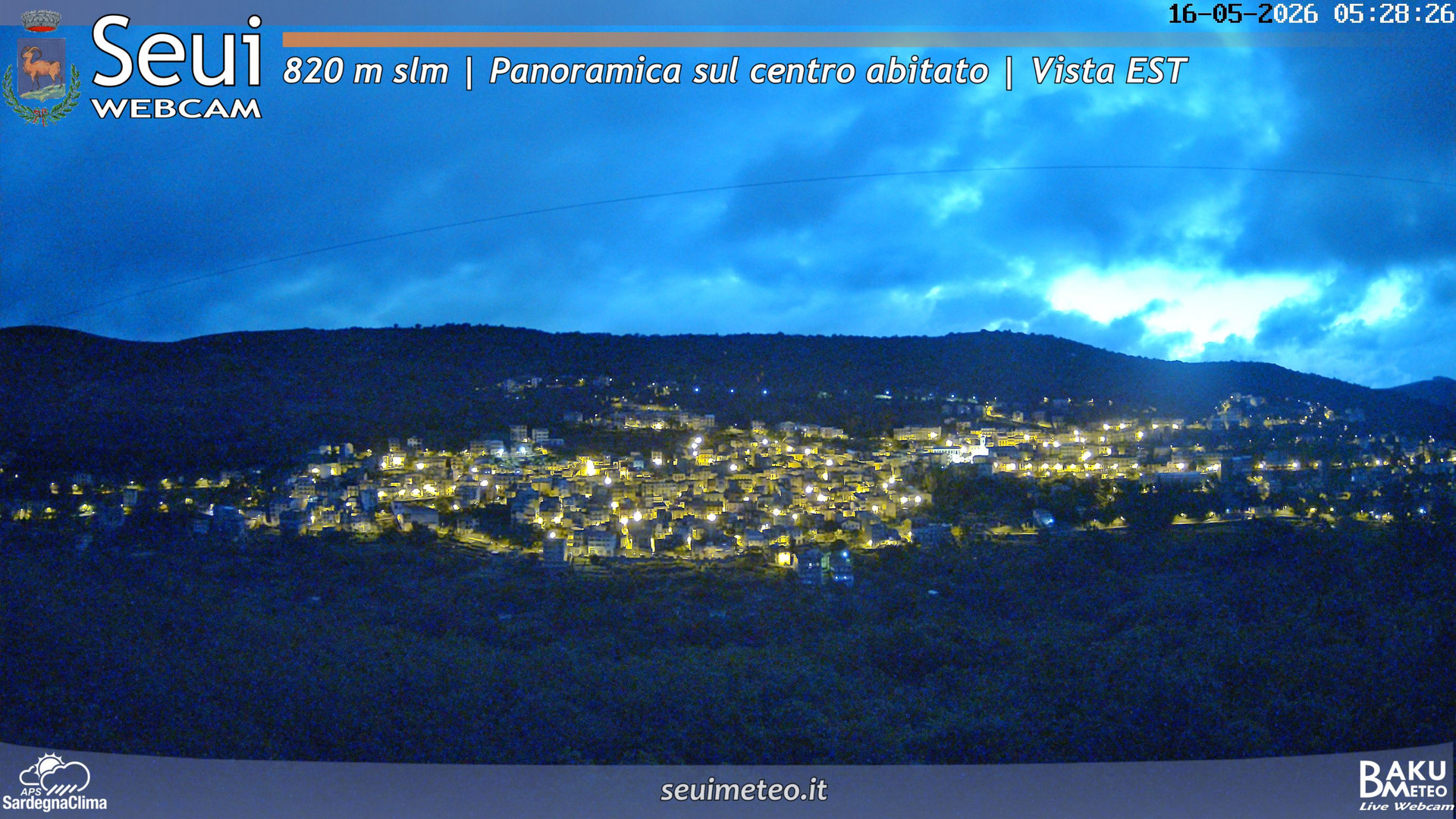 time-lapse frame, Seui Cuccaioni webcam