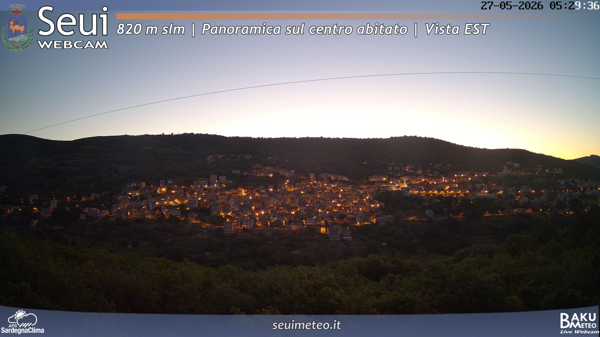 time-lapse frame, Seui Cuccaioni webcam