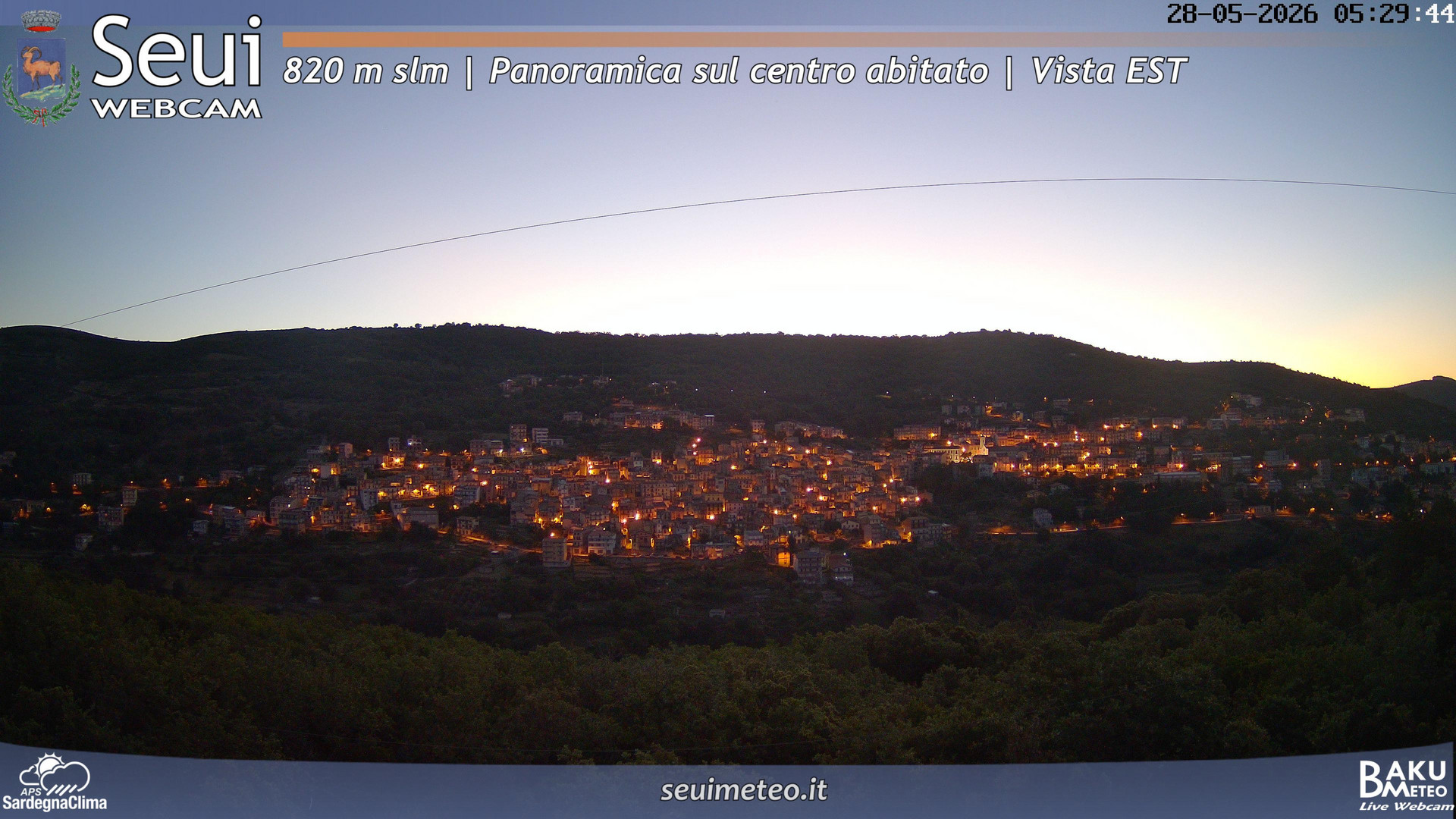 time-lapse frame, Seui Cuccaioni webcam