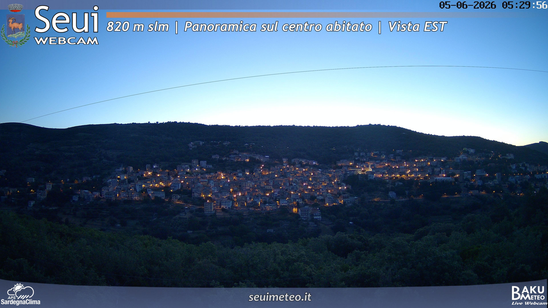time-lapse frame, Seui Cuccaioni webcam