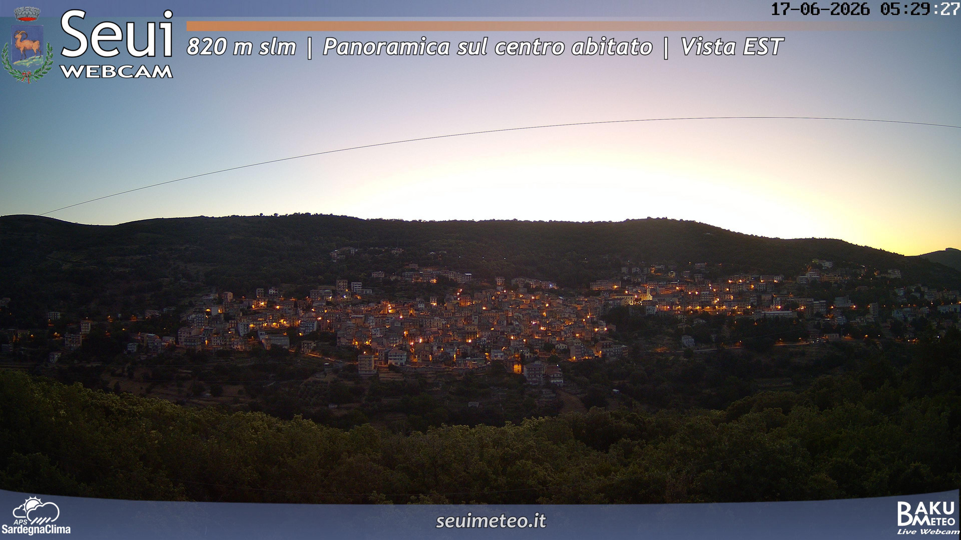 time-lapse frame, Seui Cuccaioni webcam