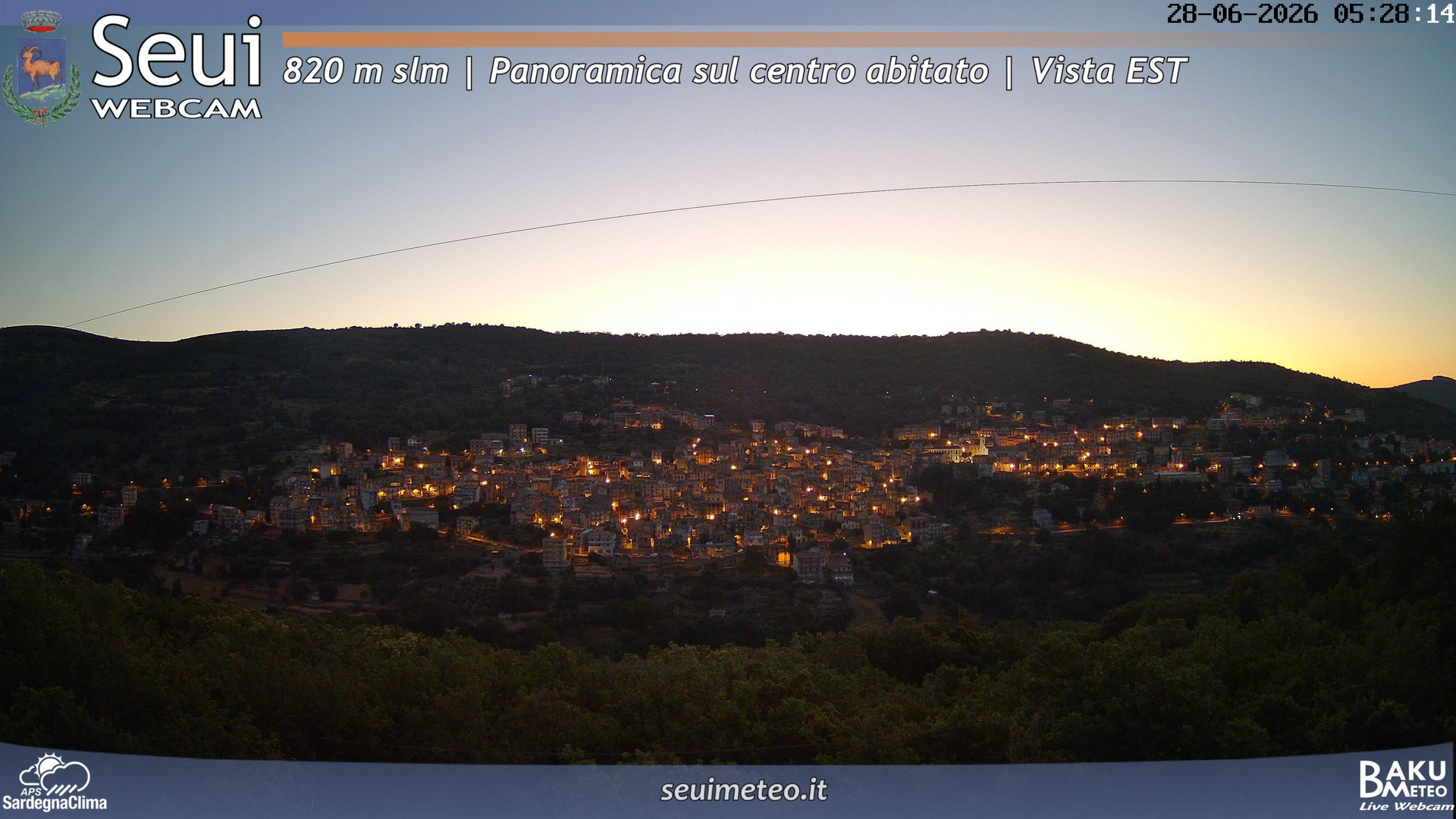 time-lapse frame, Seui Cuccaioni webcam
