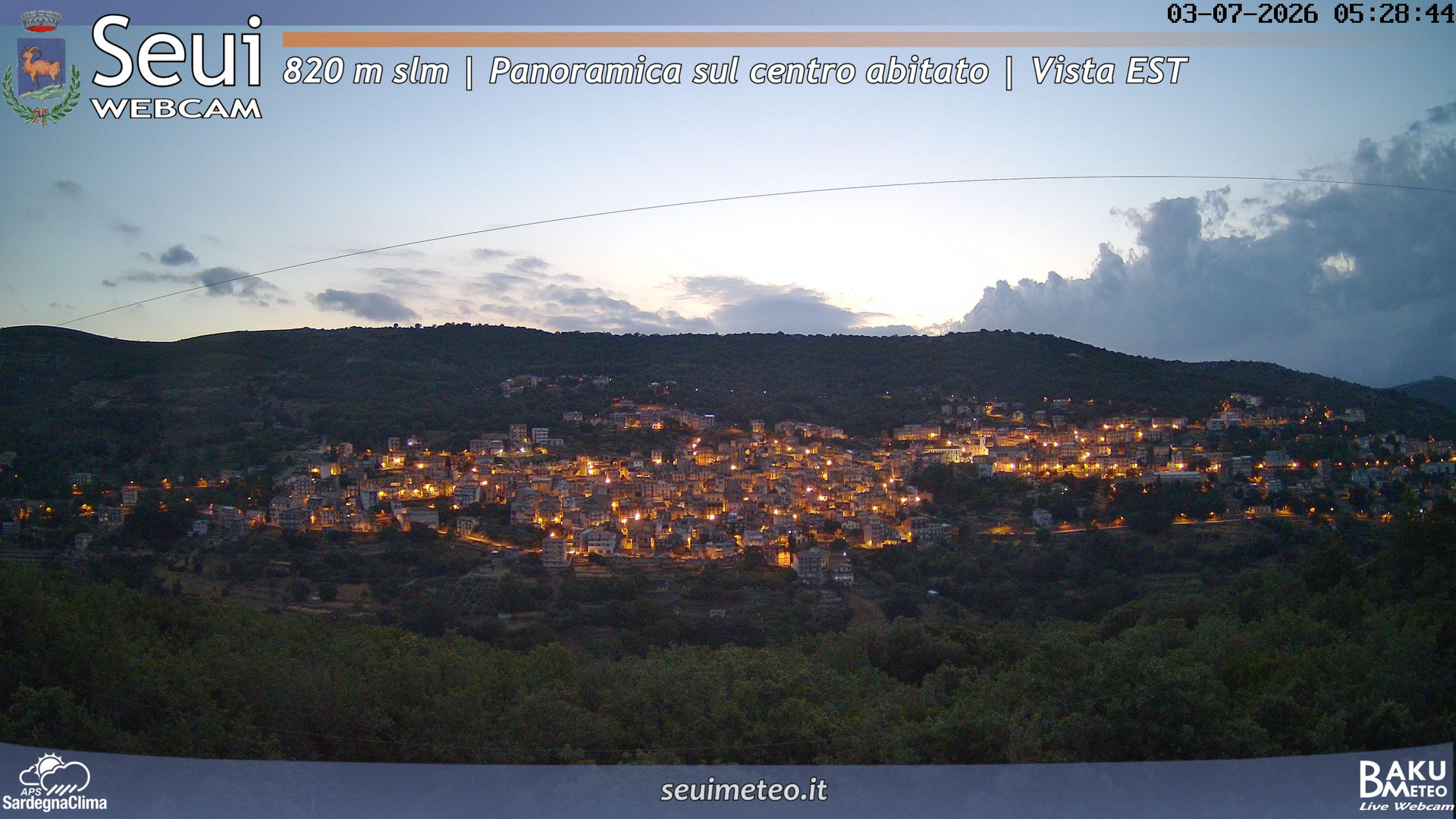 time-lapse frame, Seui Cuccaioni webcam