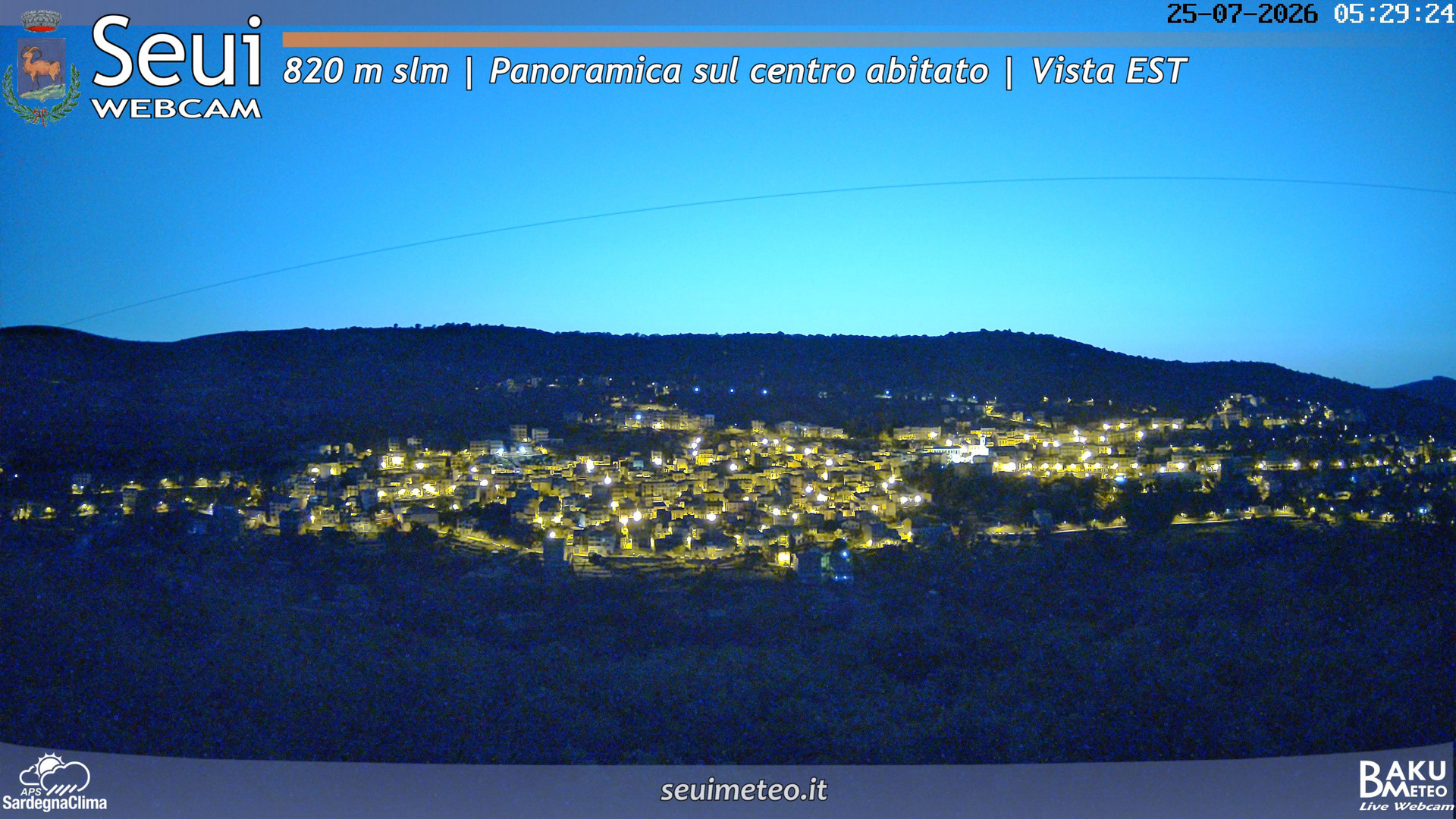 time-lapse frame, Seui Cuccaioni webcam
