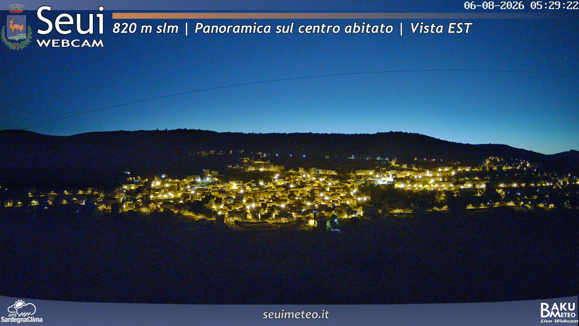 time-lapse frame, Seui Cuccaioni webcam