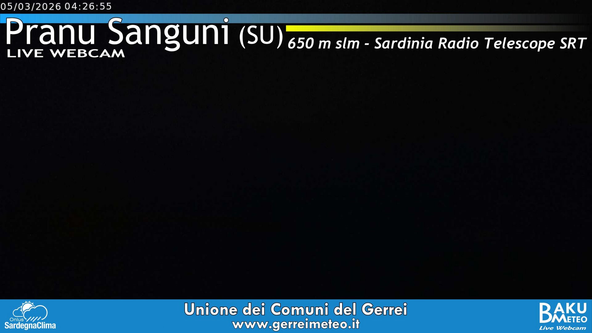 time-lapse frame, Pranu Sanguni SRT webcam