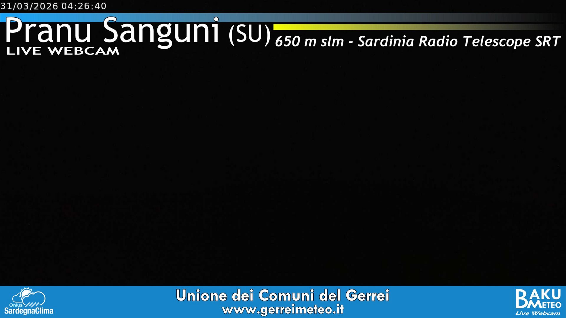 time-lapse frame, Pranu Sanguni SRT webcam