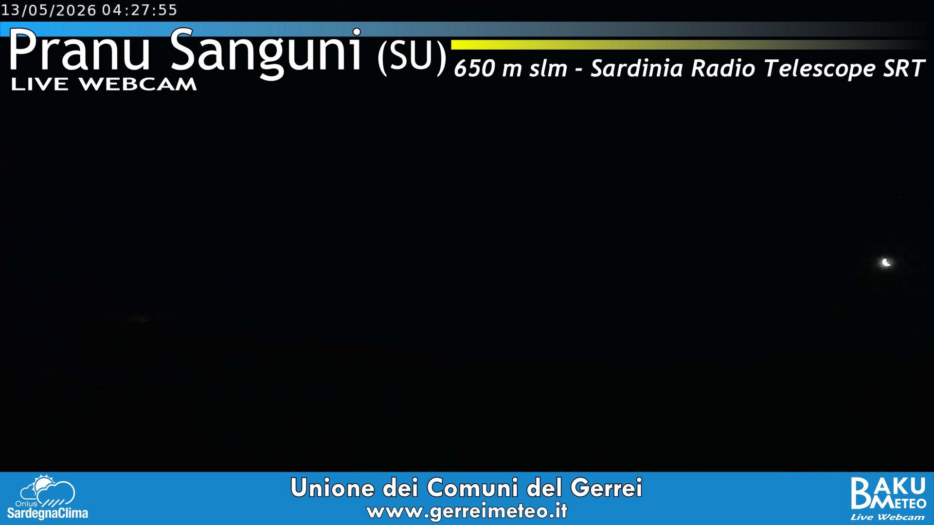 time-lapse frame, Pranu Sanguni SRT webcam