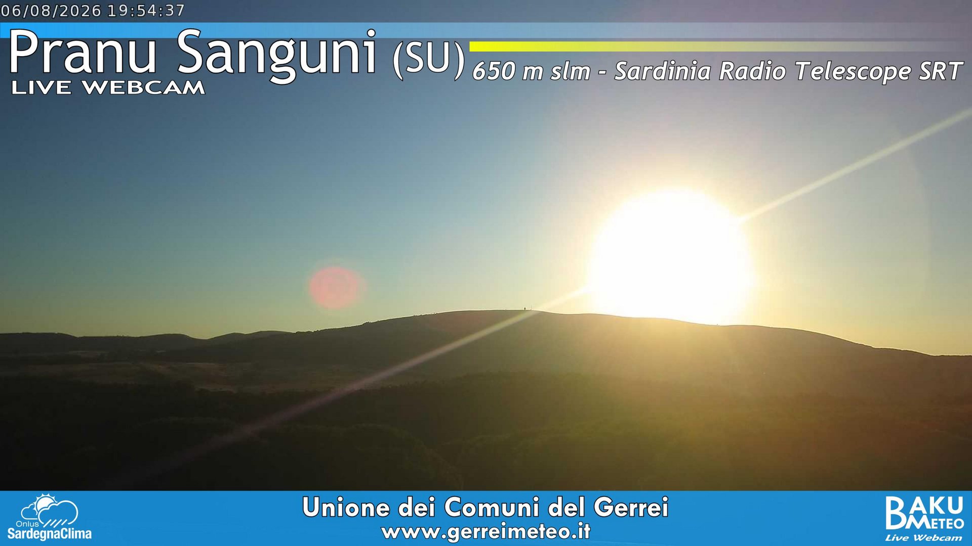 time-lapse frame, Pranu Sanguni SRT webcam