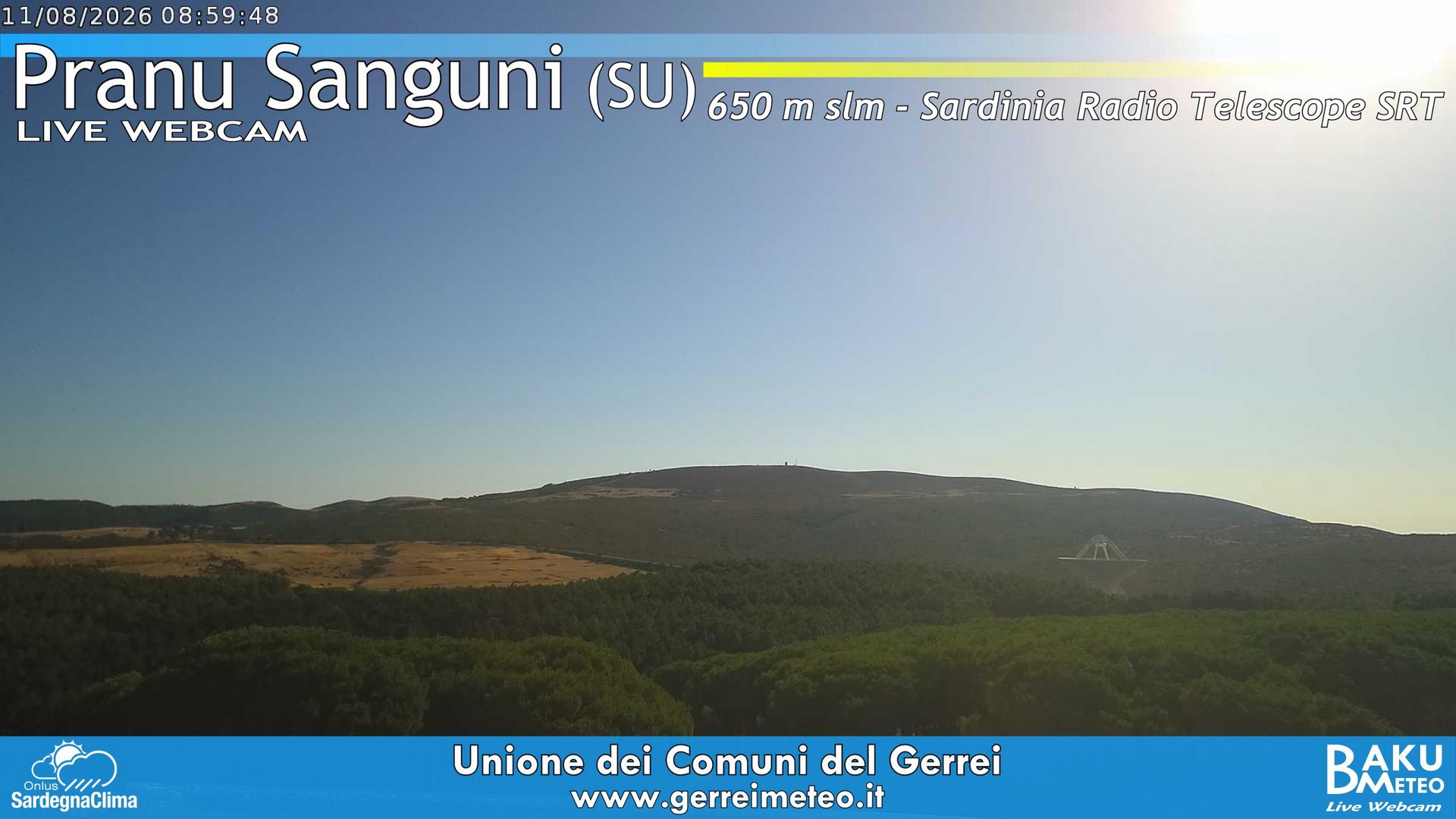 time-lapse frame, Pranu Sanguni SRT webcam