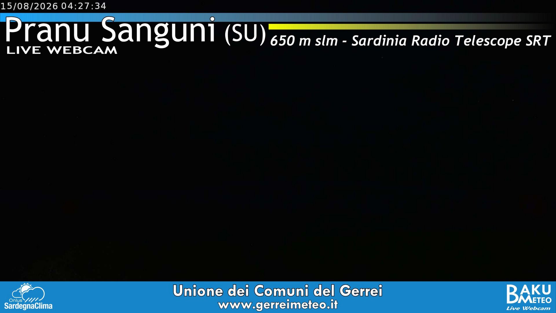 time-lapse frame, Pranu Sanguni SRT webcam