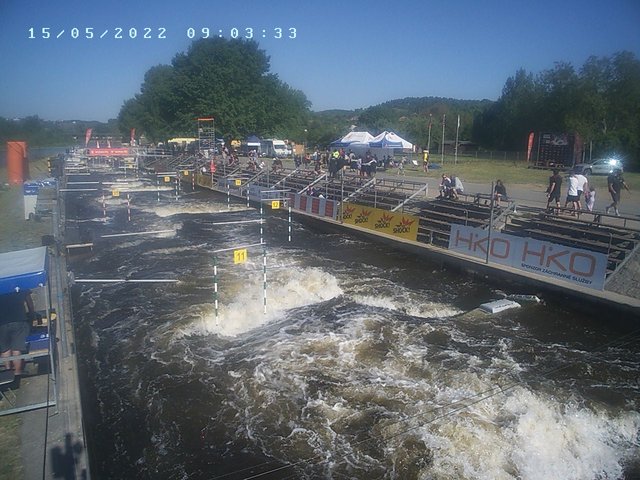 time-lapse frame, Troja - bottom webcam