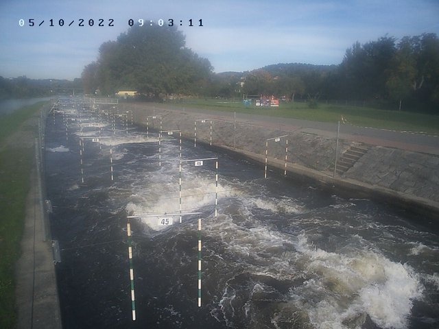 time-lapse frame, Troja - bottom webcam